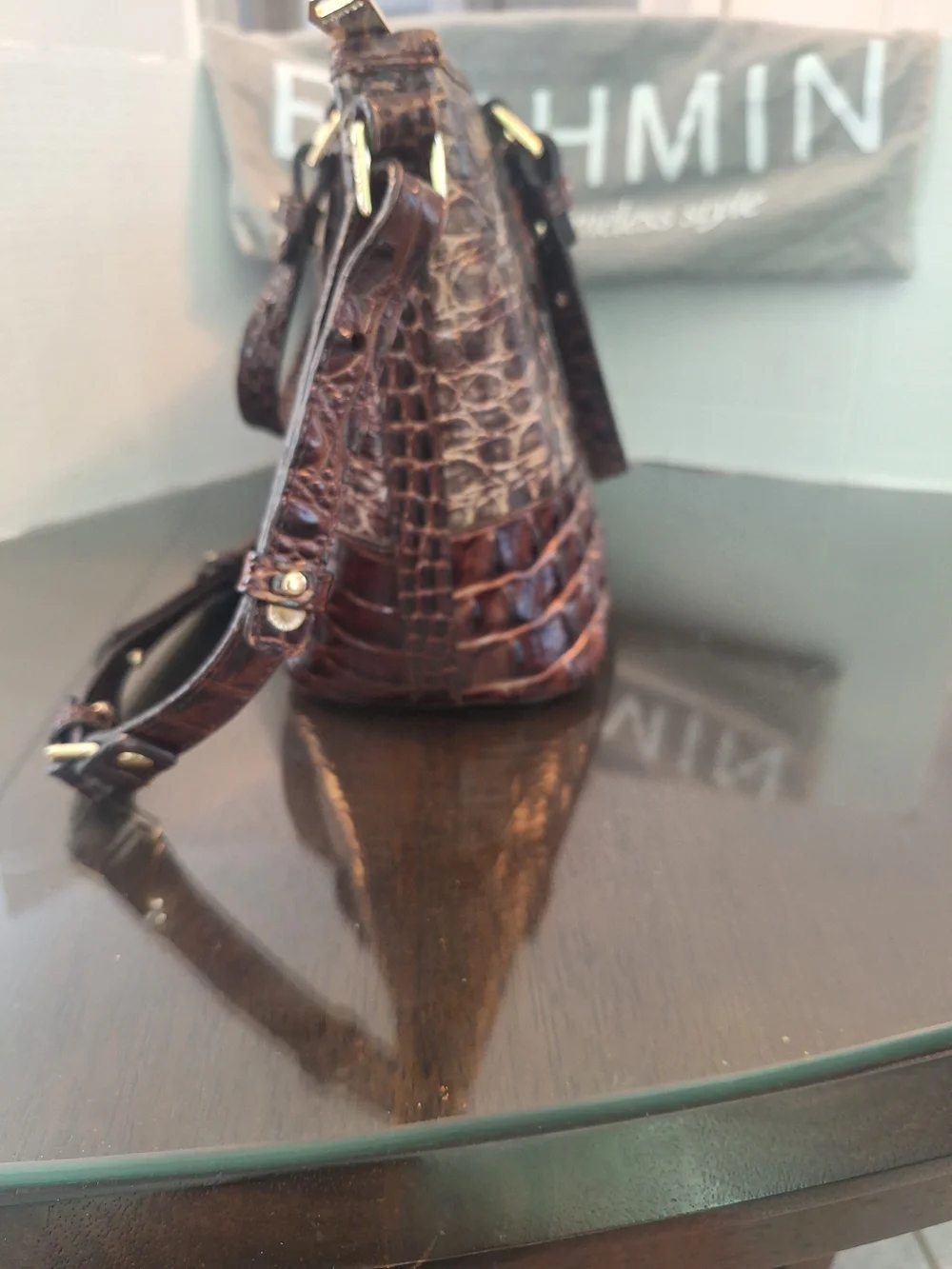 BRAHMIN MINI ASHER SATCHEL